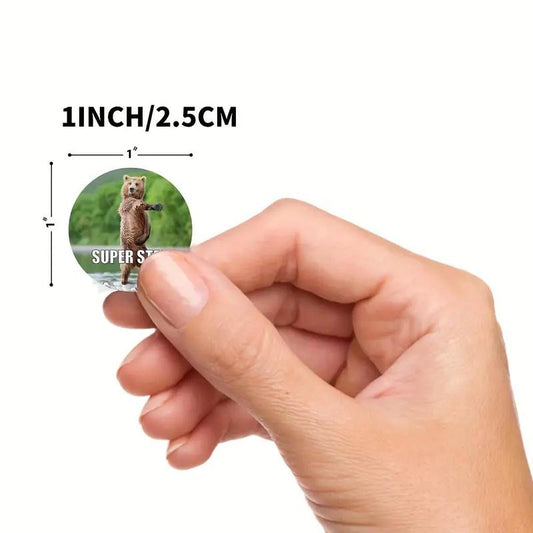Cartoon Animal Pattern Sticker, 500pcs/roll Cute Multi-purpose Sticker for DIY Craft, Decoration, Hand Account