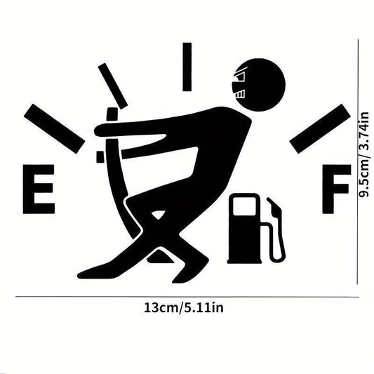 Creative Fuel Fill Pattern Car Sticker, Car Fuel Tank Cap Sticker, Car Body Decal, Universal Funny Signs Decal for Car, Car Accessories for Girls