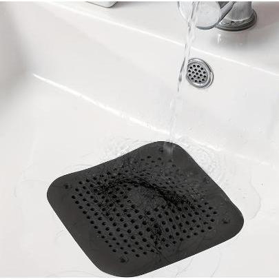 Drain Hair Catcher, Portable Square Shower Drain Hair Stopper, Drain Cover Hair Filter for Sink Bathtub Shower, Bathroom Accessory, Summer Gift, Valentine's Day Gift
