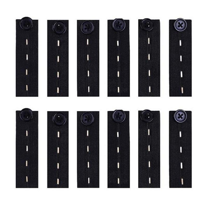 Waist Extender Button, 6pcs Elastic Waistband Extender Button, Pants Extender Button for Women Men