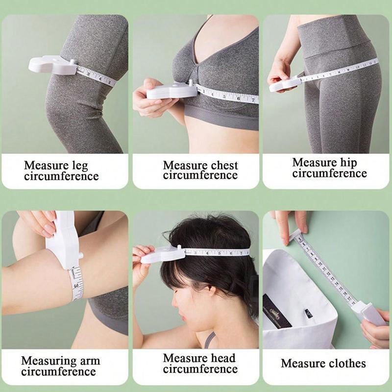 Retractable Body Tape Measure, Automatic Portable Body Measuring Tape, Household Measuring Tools for Waist, Hip, Arm, Birthday Gifts, Tools And Gadgets