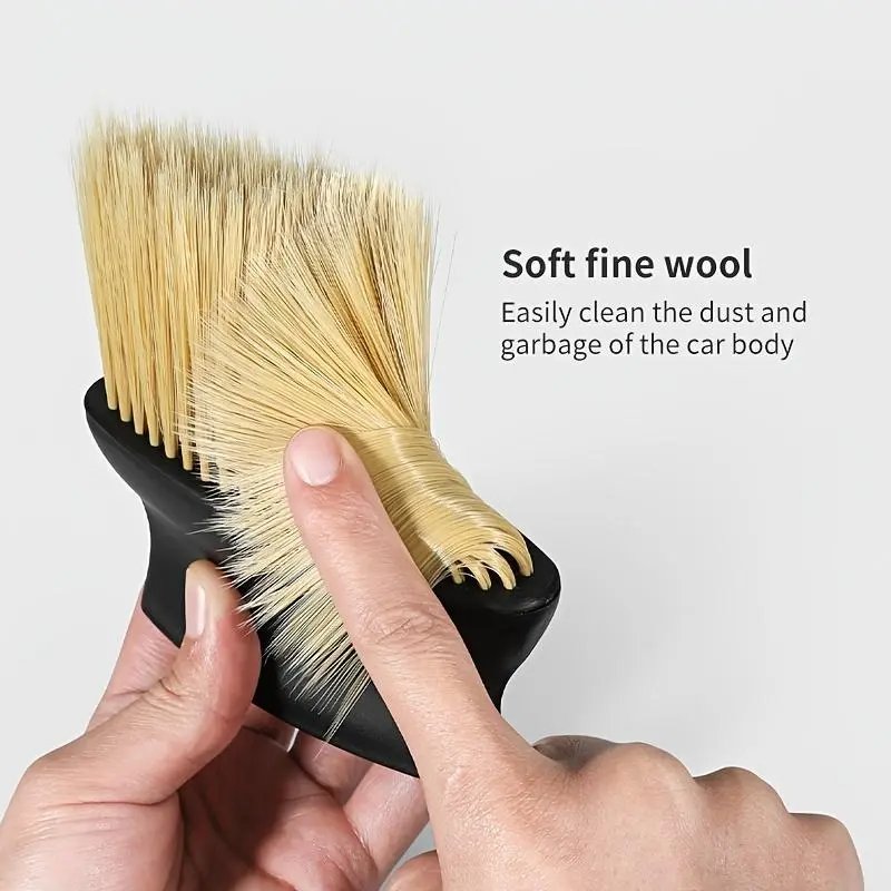 Car Dust Removal Brush, ABS Car Air Outlet Cleaning Brush, Universal Car Accessories, Soft Brush Dust Auto Supplies