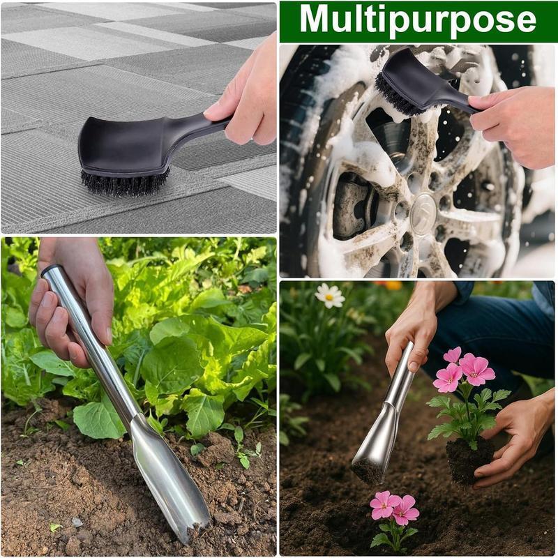 Heavy-Duty Lawn Mower Deck Scraper & Cleaning Brush Kit
