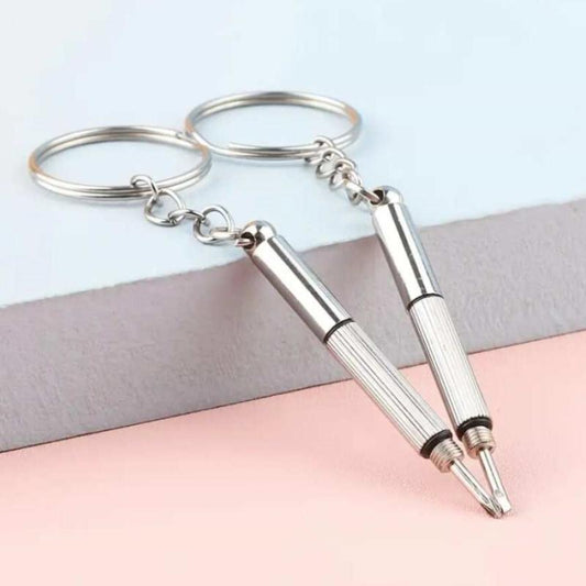 2pcs Universal Glasses Screwdriver, Simple Metal Glasses Tool, Daily Life Glasses Repair Tool, Special Set Repair Small Screw Accessories