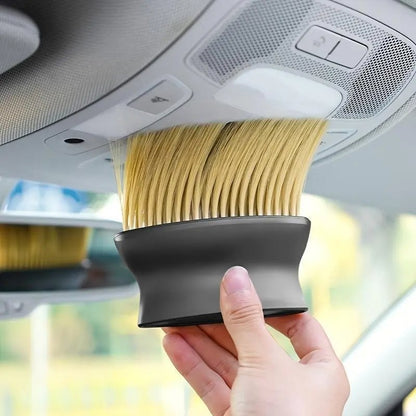 Car Dust Removal Brush, ABS Car Air Outlet Cleaning Brush, Universal Car Accessories, Soft Brush Dust Auto Supplies