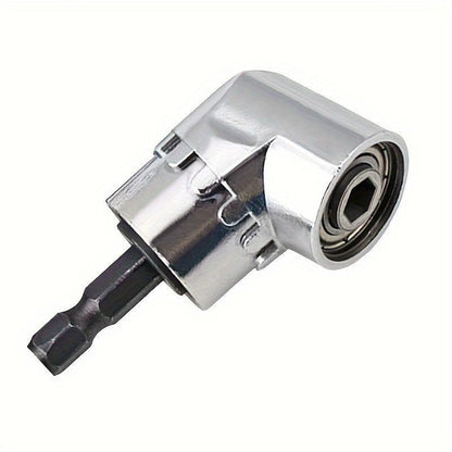 Angle Drill Bit Holder, 1/4 Strong Magnet Right Angle Driver Attachment, 105 Angle Extension Angle Drill Bit Holder, Power Tool Accessories