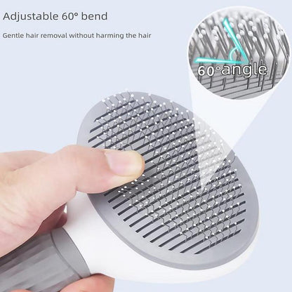 Pet Grooming Brush, Cat & Dog Hair Removal Massage Comb, Pet Grooming Tool for Removing Loose and Tangled Hairs, Pet Products, Valentine's Day Gift