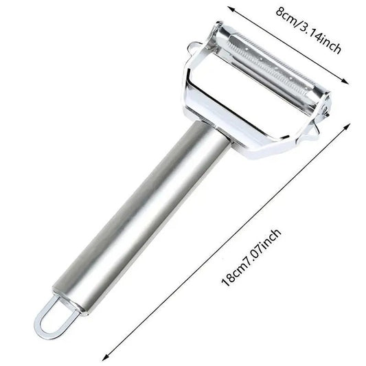 Multifunctional Vegetable Peeler, 1 Count Stainless Steel Fruit Peeler, Kitchen Gadgets