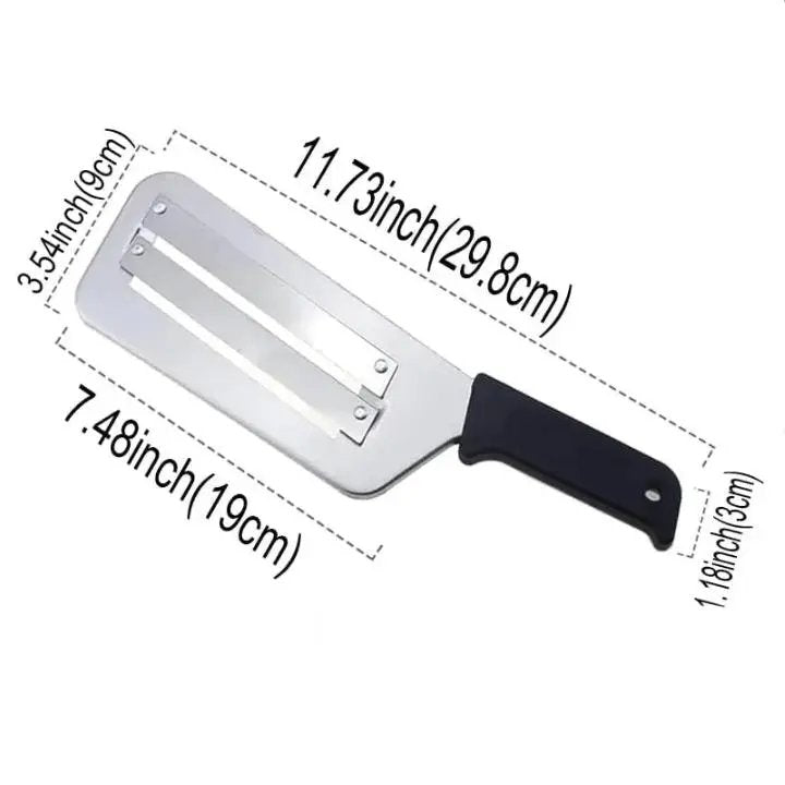 Cabbage Kitchen Knife Slicer Chopper Shredder Sauerkraut Cutter Coleslaw Grater (Black)