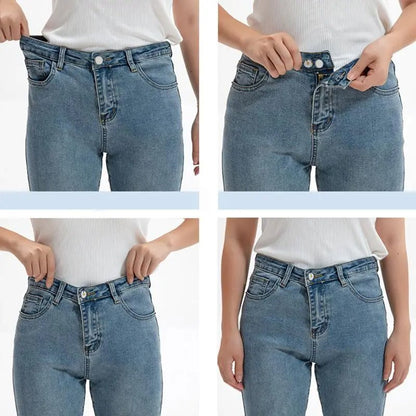 No-sew Instant Button for Jean, 6 Counts Round Detachable Metal Buttons, Clothes Accessories for Men & Women, Household Sewing Accessories for Jeans Trousers Clothes, Summer Essentials