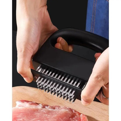 Meat Tenderizer Tool Heavy Duty 48 Stainless Steel Ultra Sharp Needle Blades for Chicken Steak Veal BBQ Kitchen Gadget Kitchenware Cutting Cooking