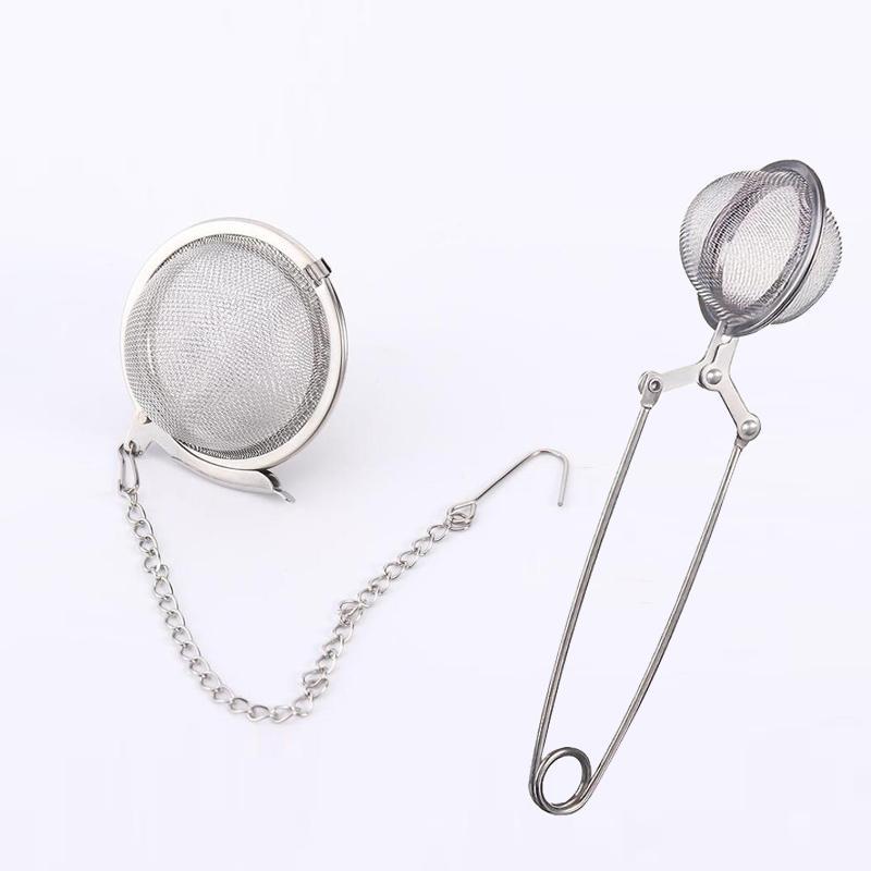 Stainless Steel Chain Tea Ball (1 Count), Tea Strainer with Chain, Mesh Tea Infuser, Kitchen Accessories