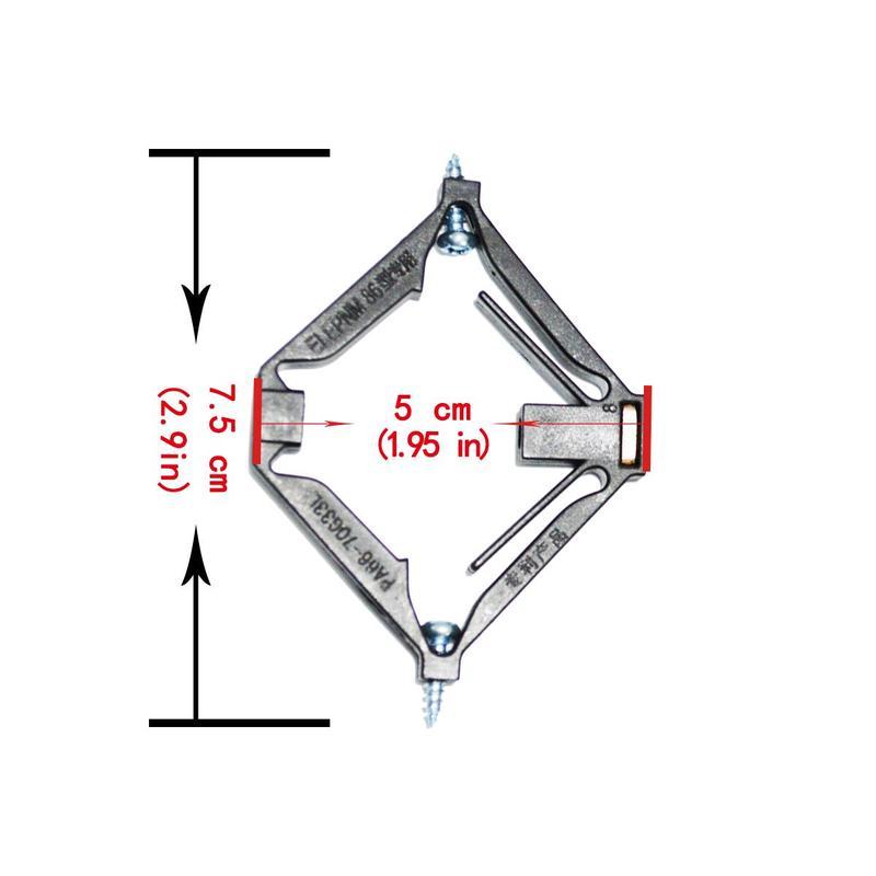 4pcs 86-type Old Switch Socket Fixer, Universal Switch Socket Repairer Support Rod, Home Socket Dark Box Repairer, Switch Accessories