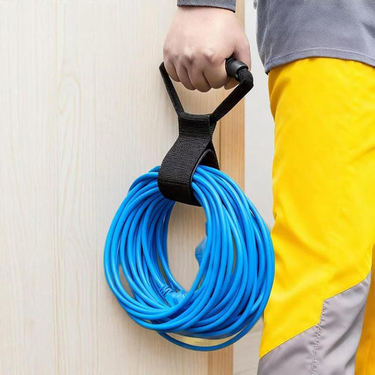 1pcs Extension Cord Organizer, Multipurpose Heavy-Duty Storage Strap With Handle, Fit Garages, RV And Boat Storage And Organization