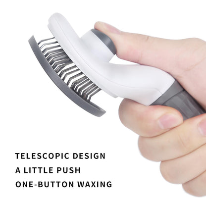 Pet Grooming Brush, Cat & Dog Hair Removal Massage Comb, Pet Grooming Tool for Removing Loose and Tangled Hairs, Pet Products, Valentine's Day Gift