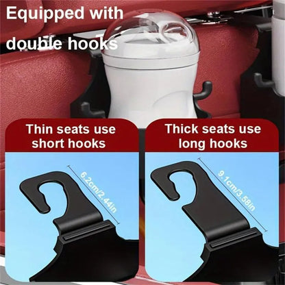 Car Seat Back Hanging Water Cup with Hook Design for Summer Gift, Car Accessories for Girls Boys, Car Stuff, Truck Accessories, Multifunctional Car Storage Box, Summer Travel Accessories, Car Interior Accessories