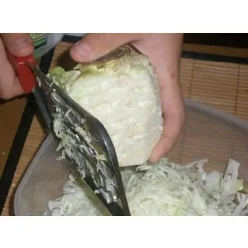 Cabbage Kitchen Knife Slicer Chopper Shredder Sauerkraut Cutter Coleslaw Grater (Black)