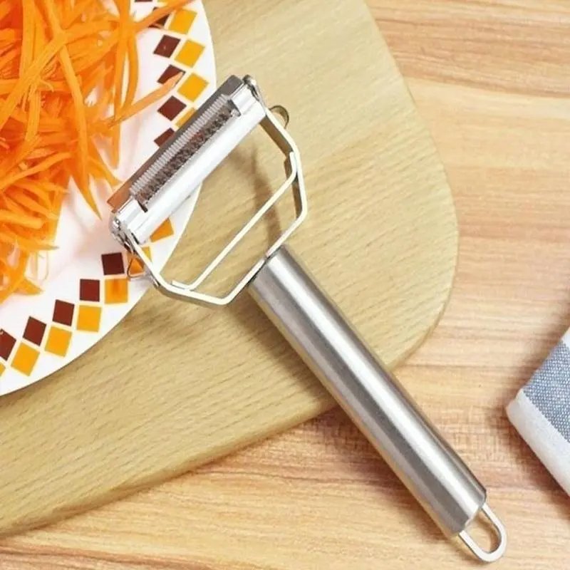 Multifunctional Vegetable Peeler, 1 Count Stainless Steel Fruit Peeler, Kitchen Gadgets