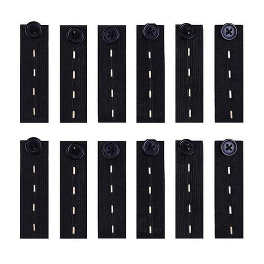 Waist Extender Button, 6pcs Elastic Waistband Extender Button, Pants Extender Button for Women Men