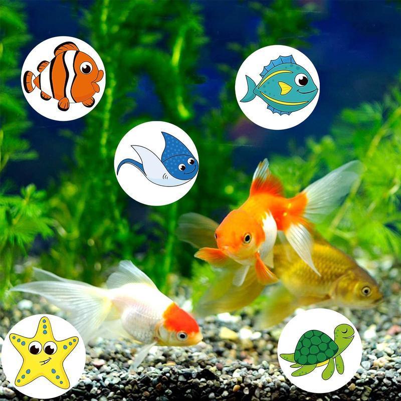 500pcs/roll Cartoon Marine Life Pattern Sticker, Creative Multi-purpose Sticker For DIY Craft, Self-adhesive Gift Tag Sticker