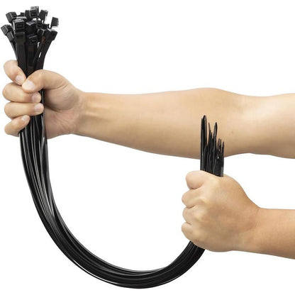 100pcs/Set Plastic Cable Ties, Multifunctional Self-locking Cable Ties, Cable Zip Ties for Indoor and Outdoor