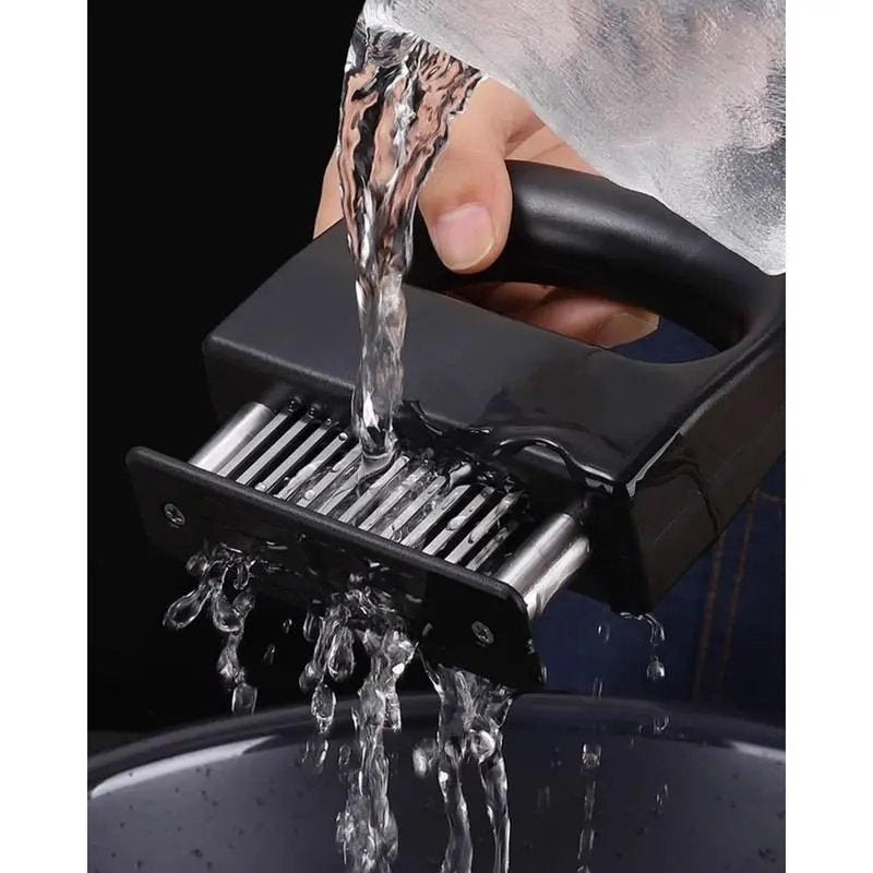 Meat Tenderizer Tool Heavy Duty 48 Stainless Steel Ultra Sharp Needle Blades for Chicken Steak Veal BBQ Kitchen Gadget Kitchenware Cutting Cooking