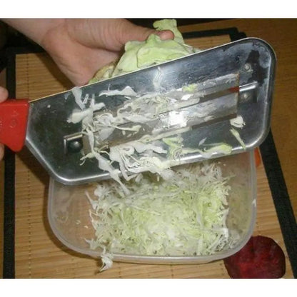Cabbage Kitchen Knife Slicer Chopper Shredder Sauerkraut Cutter Coleslaw Grater (Black)