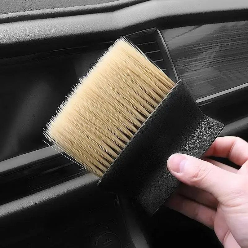 Car Dust Removal Brush, ABS Car Air Outlet Cleaning Brush, Universal Car Accessories, Soft Brush Dust Auto Supplies