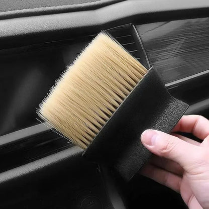 Car Dust Removal Brush, ABS Car Air Outlet Cleaning Brush, Universal Car Accessories, Soft Brush Dust Auto Supplies