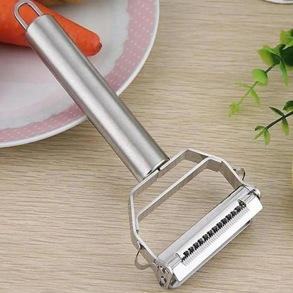 Multifunctional Vegetable Peeler, 1 Count Stainless Steel Fruit Peeler, Kitchen Gadgets