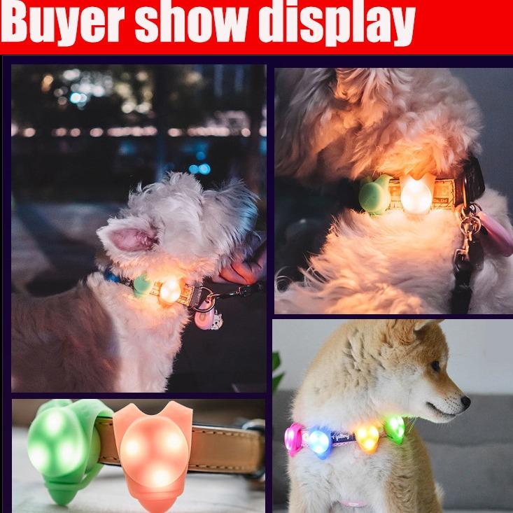 Gift For Pets, Mini LED Dog Safety Pendant – Night Visibility, Durable, Long Battery Life, Easy Clip-On For All Dogs, Festival Gift, Dog & Cat Supplies Holiday Gift