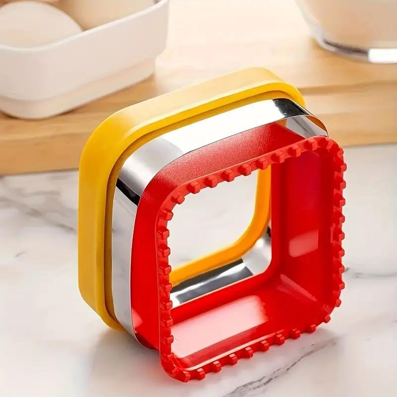Bread Cutter, DIY Stainless Steel Sandwich Cutter Sealer, Sandwich Maker Mold, Cutting Mold, Home Sandwich Tools, Cooking Supplies, Kitchen Utensils Bakeware