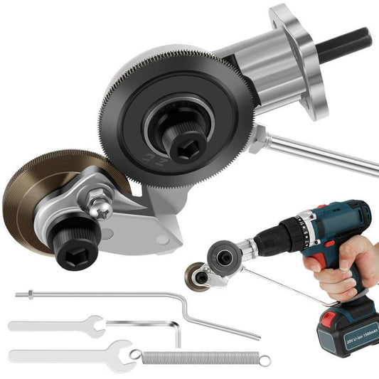 Electric Drill Shearing Machine Metal Electric Drill Sheet Cutting Machine Portable Shearing Machine Drill Bit Universal Electric Drill Metal Sheet Cutting Head for Cutting Metal