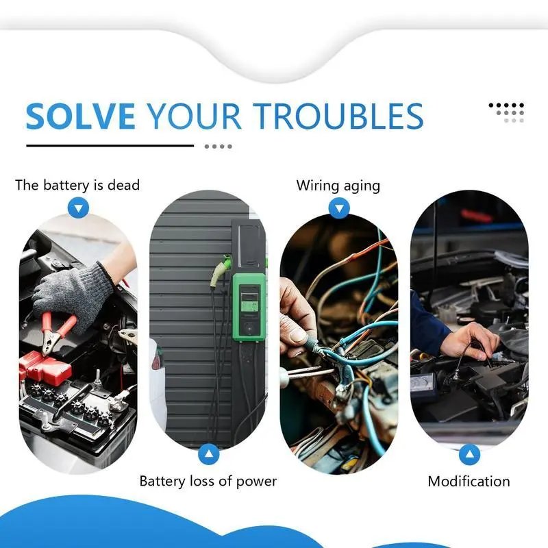 Universal 24V12V Circuit Breaker, ABS Resin, Anti-Leakage Design, for Battery Disconnect, Hardwired, 36V Max Voltage, Battery Accessories