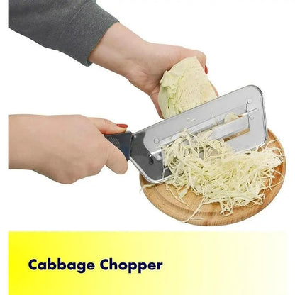 Cabbage Kitchen Knife Slicer Chopper Shredder Sauerkraut Cutter Coleslaw Grater (Black)