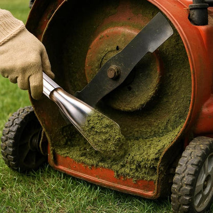 Heavy-Duty Lawn Mower Deck Scraper & Cleaning Brush Kit