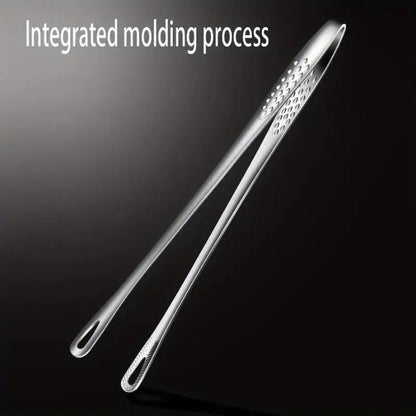 Stainless Steel Barbecue Tongs, Handheld Grill Food Tongs, Multifunctional Barbecue Utensils for Home Kitchen & Outdoor Camping