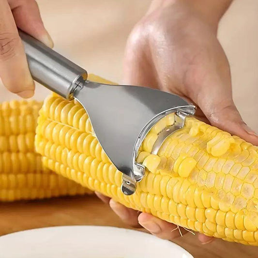 Stainless Steel Corn Peeler, 1 Count Corn Stripper, Corn Peeling Tool, Corn Stripper Tool, Kitchen Gadgets, Camping Kitchenware