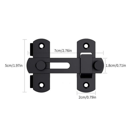 Barn Door Latches for Gate and Sliding Doors - Bi-fold Door Lock with Wine Cabinet Closet Door Latches