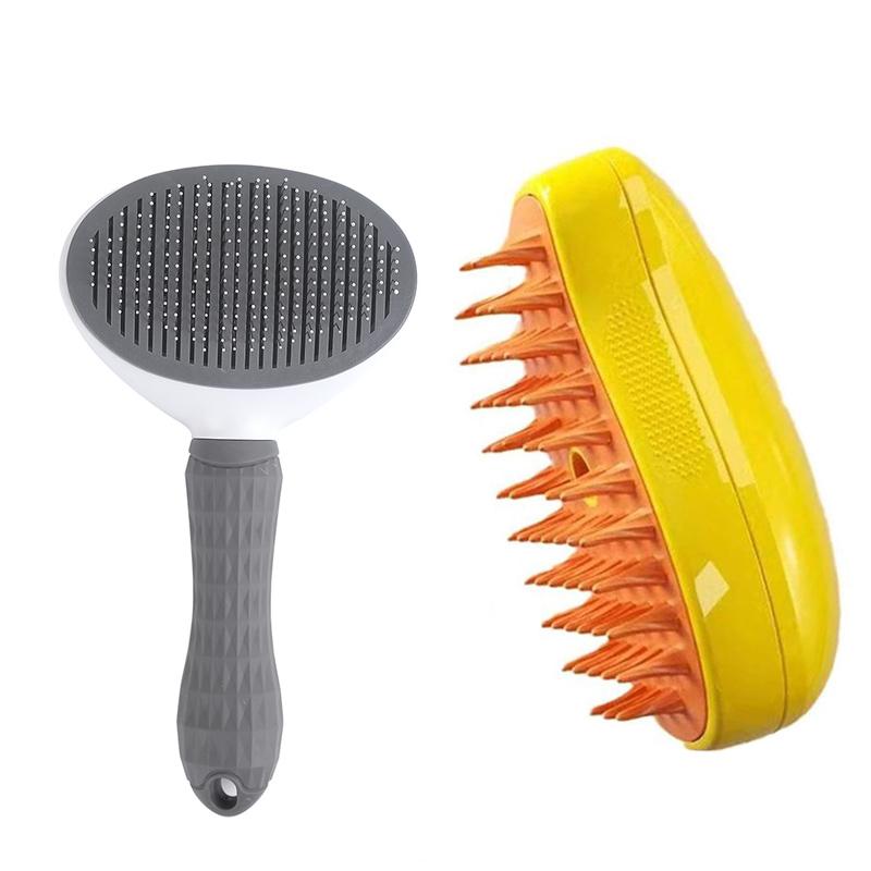 Pet Grooming Brush, Cat & Dog Hair Removal Massage Comb, Pet Grooming Tool for Removing Loose and Tangled Hairs, Pet Products, Valentine's Day Gift