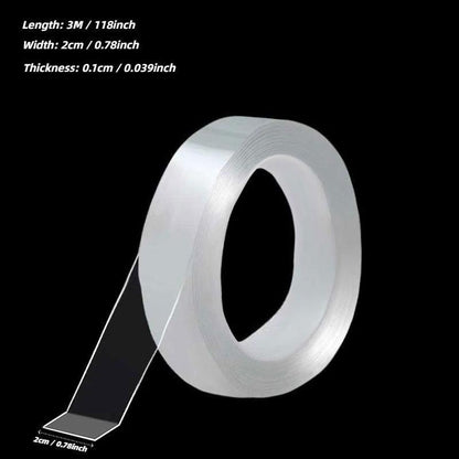 Nano Clear Double-sided Adhesive Tape, 1 Count Double Sided Poster Tape, Multipurpose Hanging Adhesive Strip, Home Gadget, Strong Sticky Mounting Tape