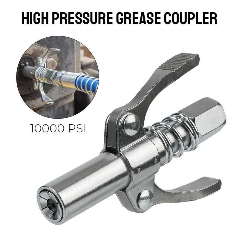 Car Grease Tools Coupler, Oil Pump Automotive Syringe, High Pressure Grease Nozzle, NPT1/8 Tip Repair Accessories, 10000 PSI, Car Accessories, Mechanic Tools, Men Gifts, Father's Day Gifts