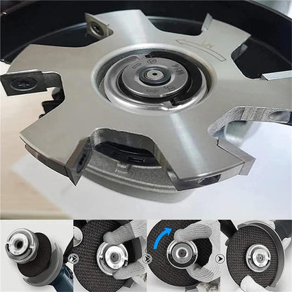 Angle Grinding Tool Flange Nut, 1 Count 5/8 Inch -11 Quick Clamping Nut, Angle Grinding Tool Flange Locking Nut, Power Tool Accessories for Replacement & Fixing Cutting Disc