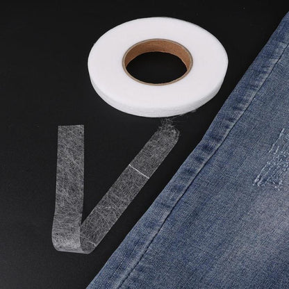 1 Roll Sticky Fabric Tape, Diy Decorative Double-sided Tape, Hemming Tape for Clothes, Adhesive Cloth Tape
