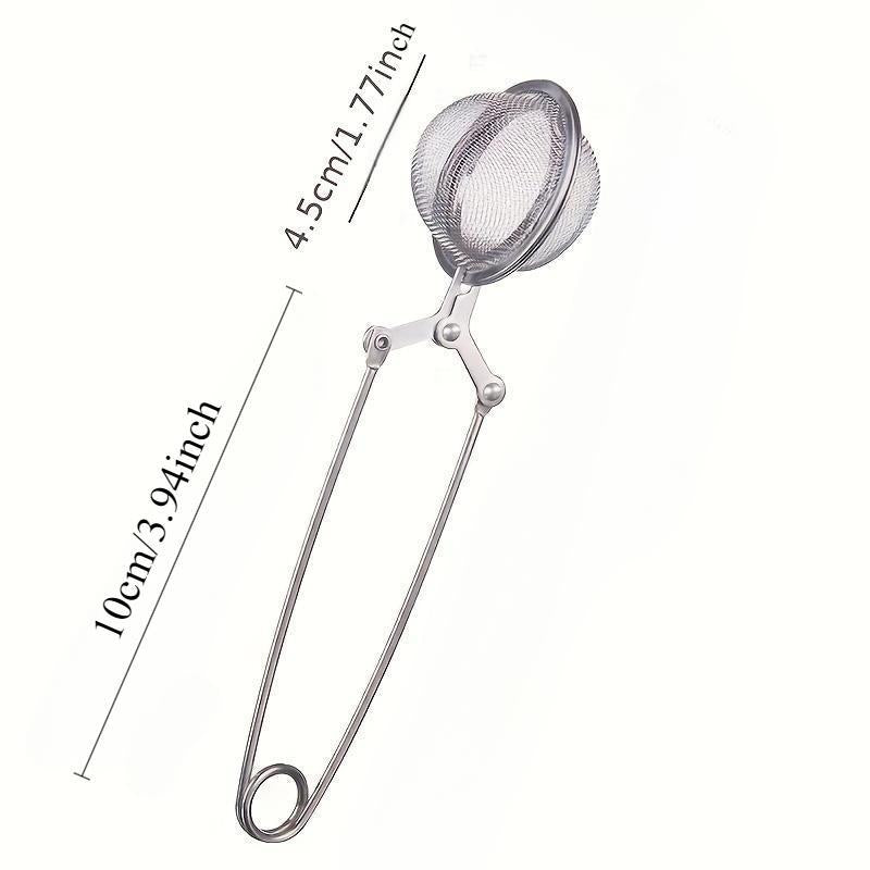 Stainless Steel Chain Tea Ball (1 Count), Tea Strainer with Chain, Mesh Tea Infuser, Kitchen Accessories